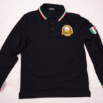 Polo manica lunga con ricamo